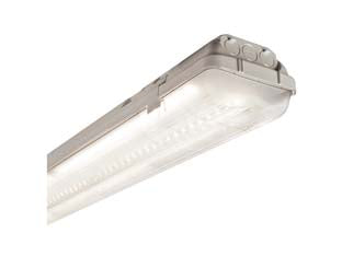 Plafoniera stagna senza tubi led saving stagna - 2x36w - mm.1264x121x82h - 230V plafoniera stagna senza tubi led, 50/60Hz, attacco G13, IP65