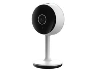 Videocamera smart mini da interno dom-e - mm.54x107x50 - da utilizzare con KIT DOM-E codice 421584, si controlla dallo smartphone tramite la rete Wi-fi, audio a 2 vie vivavoce, contr...