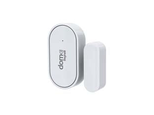 Sensore di apertura di porte e finestre dom-e - da utilizzare con KIT ALLARME DOM-E codice 421584, portata fino a 80 metri in assenza di ostacoli, connessione radio 433Mhz, ...