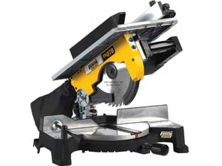 Troncatrice legno con piano superiore lama Ø mm.250 1800w (tr078) - 1800w di potenza, compatta e leggera, struttura in alluminio pressofuso, piano girevole con regolazione di precisione dell'an...