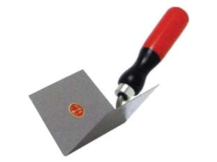 Frattone sagomato per angoli interni a spigolo vivo acuti art.854/a - cm.7x6x6 - con manico in legno