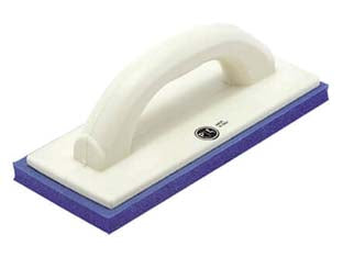 Frattone in gomma cellula medio-fine blu supporto in pvc art.877 - cm.21,5x13,5 art.877/1 - per intonaci tradizionali, in gomma cellula medio-fine spessore mm.15, con supporto in poliuretano