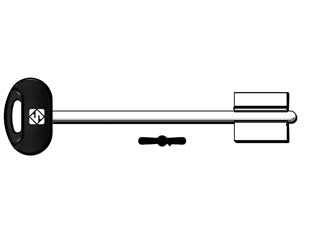 Chiavi doppia mappa mottura 5mt20bp - 5MT20BP - in ottone nichelato