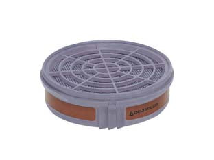 Kit 2 filtri a1 per maschera m6400 jupiter - A1 - compatibile con la semi maschera serie M6400 JUPITER, il filtro protegge dai gas, CE, EN14387