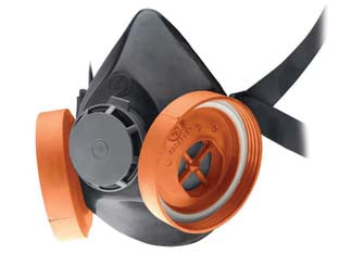 Maschera in epdm polimask 100/2 - semimaschera in EPDM con due raccolti per filtri serie 200, gr.140 filtri ricambio nostro codice: 428231 -428187, 428194, 428...