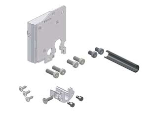 Cuore di ricambio cilindro europeo per porte blindate 25c - SX (25CXSZB) - cuore di ricambio a cilindro europeo, 4 mandate, corsa mm.40, fissaggio cilindro con attacco securemme