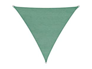 Vela ombreggiante hdpe triangolare verde - mt.5x5x5 - Peso 180gr/Mq