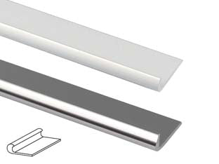 Profilo unghietta in alluminio - mm.25 mt.1 argento - Nessuna Descrizione per questo prodotto
