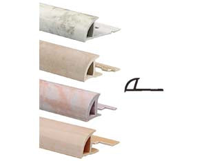 Profilo ecorondmarm mt.2,5 spessore mm.1 pvc - mm.10 pvc bianco carrara - Nessuna Descrizione per questo prodotto