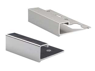 Profilo alusquare mt.2,5 alluminio - mm.10 argento lucido - Nessuna Descrizione per questo prodotto