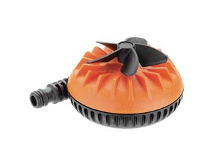 Irrigatore base rollina in blister 8656 - Irrigatore statico per irrigazione di superificie. Di disegno filante e compatto per un facile spostamento sul prato. L’esclu...