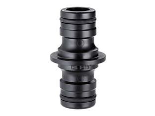 Congiunzione 2 innesti m/m aquamaster max-flow in blister 9643 - Congiunzione per il collegamento in serie di due tubi con raccordi Claber Max-Flow installati alle estremità.