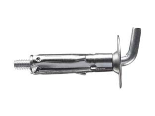 Tassello acciaio con gancio corto t61/gc - ø mm.9x40 - in acciaio zincato