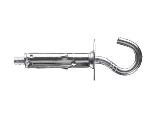 Tassello acciaio con occhiolo aperto t61/oa - ø mm.9x40 - in acciaio zincato