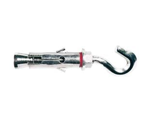 Tassello in acciaio con gancio efpm/g - ø mm.10 - in acciaio zincato con occhiolo aperto