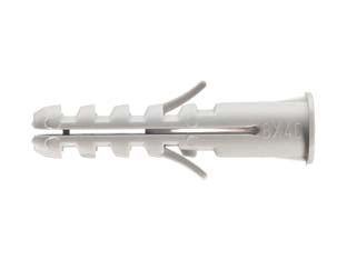 Tassello in nylon bordato pa 6 esb - ø mm.6x30 - con collarino