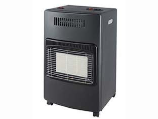 Stufa infrarossi a gas gpl ventilata 4200w nera - cm.42x36x72h. - peso Kg.10 - 4200W di calore con tre livelli di riscaldamento da 1500/2800/4200 ventilata, adatta per superfici di mc.120, alimentata co...