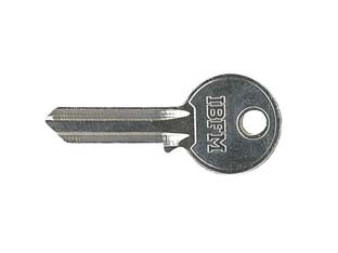 Chiave grezza piatta k23 - chiave in ottone nichelato