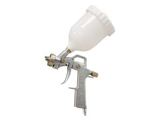 Aerografo serbatoio superiore con attacco rapido profilo germania - ugello mm.1,8 - corpo in alluminio, serbatoio in nylon da gr.500