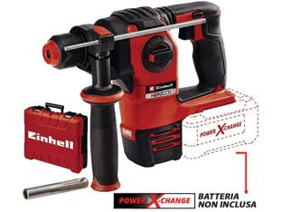 Martello tassellatore a batteria sds-plus 2,2j (herocco 18-li-bl) - 18v di potenza, velocità di rotazione 0-5.500 g/min., numero percussioni 0-1.200 al minuto, energia di battuta a singolo co...