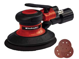 Levigatrice rotorbitale disco mm.150 (tc-pe 150) - 6,3 bar, numero oscillazioni 0-10.500 al minuto, orbita ø mm.5, carta abrasiva ø mm.150, consumo aria 100 l/min., adatta, a...