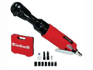 Avvitatore pneumatico con accessori (tc-pr 68) - 6,3 bar, numero di giri a vuoto 160 al minuto, consumo aria 114 l/min., coppia di serraggio max 68Nm, adatto per il fissagg...