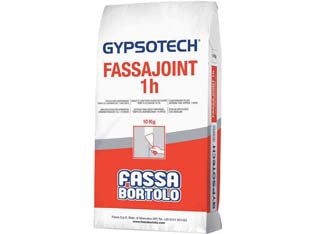 Fassa fassajoint h1 stucco per cartongesso in polvere - kg.5 in sacco - stucco in polvere premiscelato composto da gesso, farina di roccia ed additivi specifici per migliorare la lavorazione e l'ad...