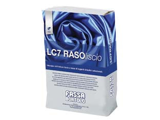 Fassa lc7 rasoliscio intonaco di finitura in polvere - kg.4 in sacco - intonaco premiscelato in polvere a base di leganti idraulici selezionati, inerti naturali finissimi e additivi organici selez...