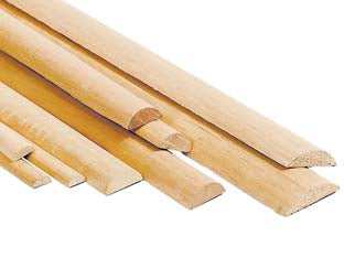 Listello piallato mezzotondo koto - mm.14x30x2450 - Nessuna Descrizione per questo prodotto