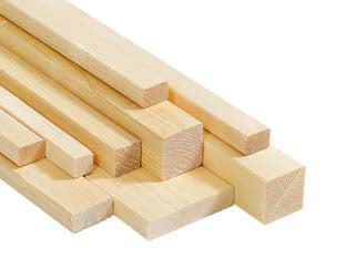Listello piallato 4 lati in abete - mm.25x25x2000 - Nessuna Descrizione per questo prodotto