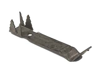 Arpioni a quattro punte - mm.145x25 - grezzo, per ancoraggio di telai in legno, peso gr.67 l'uno circa