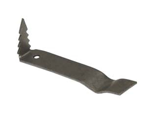 Arpioni a una punta - mm.90x18 spess. mm.1,8 - grezzo, per ancoraggio di telai in legno, peso gr.25 l'uno circa