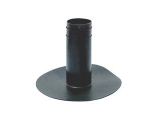 Bocchettone di scarico tondo in tpv nero - ø mm.80 - ideale come raccordo di scarico su coperture piane, canali di gronda e compluvi di fabbricati , assolutamente indicato per l'...