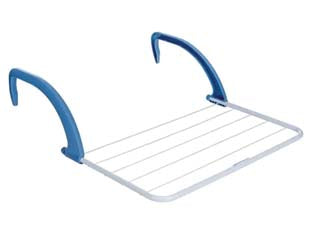 Stendibiancheria radio mt.3 - in acciaio verniciato con aggancio regolabile per termosifoni, dispone di circa mt.3 lineari per stendere