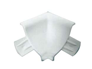 Raccordo interno per profilo raccordo igienico rigido bianco - in PVC, per ns codice 453011