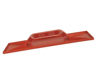 Frattone da muratore in plastica - cm.14x44 - arancio - in plastica
