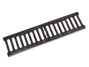 Griglia in plastica per canaletta in abs cm.50x13 - cm.50x13x2h. - in PA66 + 30% fibra di vetro, da utilizzare con canaletta in ABS ns codice: 453578, colore nera, CE 0068, 0925, EN 1433, Clas...