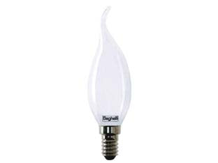Lampada led colpo di vento tuttovetro e14 - 4W- 4000°K naturale - 470 lm - mm.35x118h - 220-240V lampada led 360°, durata media 15.000 ore, testata per 15.000 accenzioni, accensione istantanea, con bulbo completam...