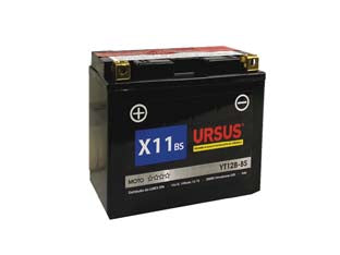 Batteria per moto - 11 Ah - cm.15,1x6,9x13,0h. - acido precaricato