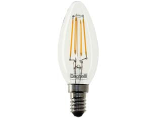 Lampada filo led oliva zafiro e14 - 4W - 4000°K naturale - 470 lm - 35x98h - 220-240V lampada filo led 320°, durata media 15.000 ore, testata per 27.500 accensioni, accensione istantenea, corpo completa...