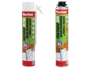 Schiuma poliuretanica fastgrip - ml.800 applicazione con pistola - adesivo poliuretanico per l'incollaggio di pannelli isolanti, lastre in cartongesso, materiali sintetici e blocchi rettificat...