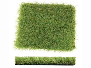 Prato sintetico garden mm.35 - cm.200h. in rotoli da mt.5 - colore verde con fori di drenaggio, spessore mm.35, confezionato in sacchi plastificati di colore blu
