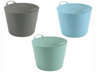 Cesta flessibile multiuso - ø cm.38 lt.27 - in polipropilene, colori assortiti