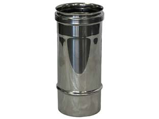 Raccordo per tubo acciaio inox m/f aisi 304 monoparete spessore mm.0,5 - MF ø mm.200 - raccordo in acciaio inox AISI 304 spessore mm.0,5, consente di cambiare il verso della giunzione da femmina a maschio