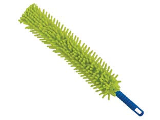 Spolverino ciniglia piatto - cm.58x6,5 - ciniglia e microfibra, manico PP