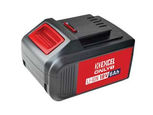 Batteria litio 18v 6ah only1 - batteria Litio 18V 6Ah, indicatore di carica, solo per linea ONLY1, ONLY1 è un sistema che permette con un modello di batteri...