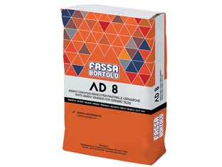 Fassa colla per piastrelle bianca in polvere ad 8 - kg.5 in sacco - adesivo cementizio monocomponente premiscelato in polvere composto da cemento Portland, sabbie selezionate ed additivi specif...