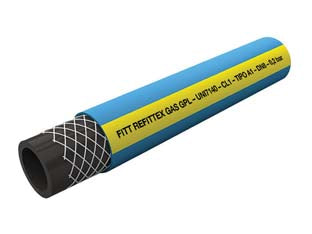Tubo gas gpl refittex alta qualita - ø mm.8x13 IMQ UNI 7140 - tubo in PVC con rinforzo tessile in poliestere ad alta tenacità, adatto per apparecchi alimentati con gas combustibili appart...