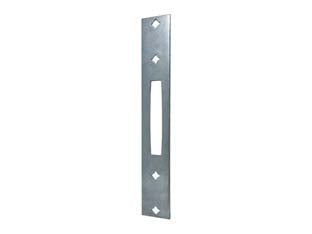 Contropiastra 4101 per serrature bunkerlocks - mm.200x30 spessore mm.3 - in acciaio zincato, per serrature bunkerlocks serie 4000-4040