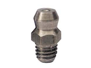 Testina per ingrassatore conico h1-dritto-180° - M 8X1,25 - ingrassatore per macchine utensili, acciaio zincato, diritto, attacco filetto maschio